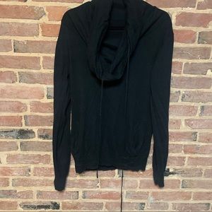 Allsaints Skree Funnel Neck Sweater Black I XS